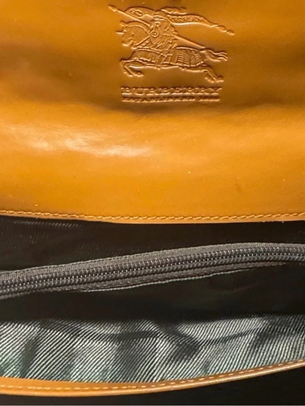 Burberry Quilted Brown and Tan Wallet- EUC